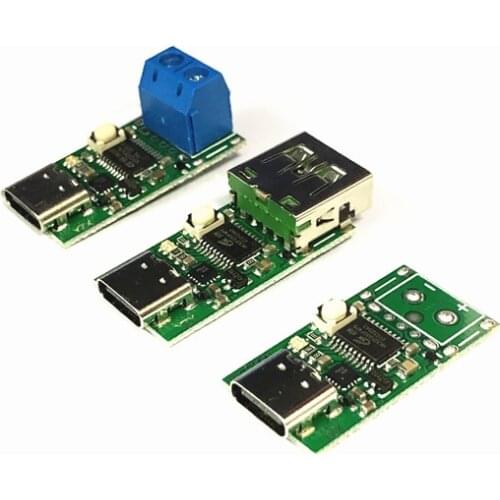 Type-C USB-C PD2.0 PD3.0 Trigger to DC Spoof Scam Fast Quick Charge Detector USB-PD Notebook Power Supply Change Board Module
