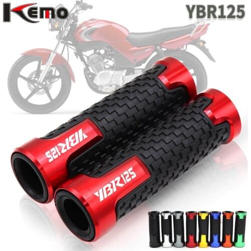 For YAMAHA YBR125 YBR 125 7/8" 22mm Universal Motorcycle Accessories CNC Aluminum Handlebar Hand Grips Handle Bar End Grip