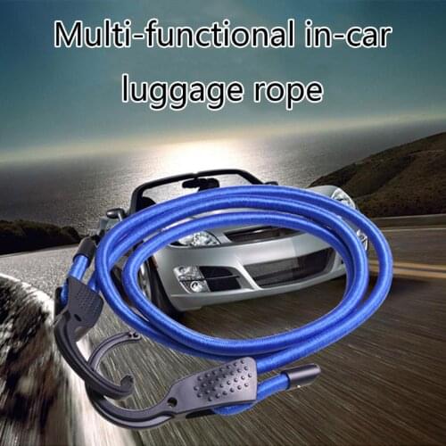 Universal Car Adjustable Elastic Bungee Shock Cord Strap Stretch Plastic Hook Car Luggage Tent Kayak Boat Canoe Bikes Rope Tie