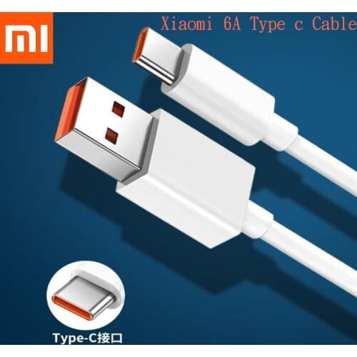 1/1.5/2M Xiaomi 6A Turbo Fast Charging Cable USB Type C Charger Cord For MI 11 10T 10 9 Pro 5G Poco X3 NFC Redmi Note10 K30s K40
