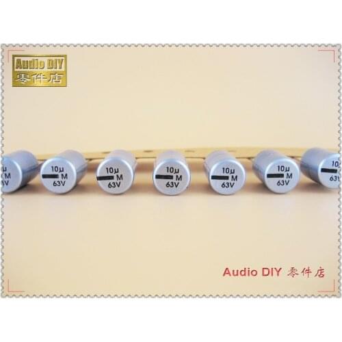 10PCS/50PCS PH 036 Series 10uF 63V 63V10UF Silver Aluminum Shell Electrolytic Capacitor