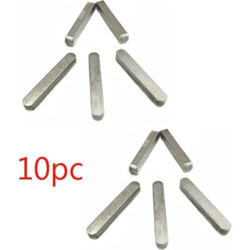 10pc Mill Milling machine J head part Pin3x3x18mm key bar for Bridgeport Turret