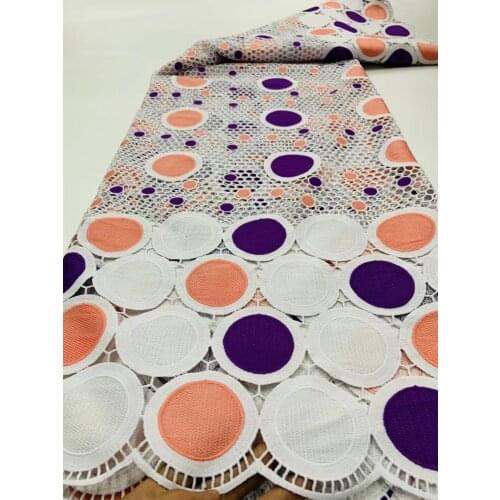 African cord Lace Fabric Embroidery Nigerian Lace Fabrics SYJ-588687 High Quality Lace French Lace Fabric For Women