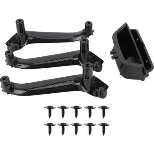 Car Door Handles Interior Door Pull Handle Trim Cover Carbon Fiber Style Fit for X3 X4 F25 F26 2010 2011 2012 2013 2014-2017