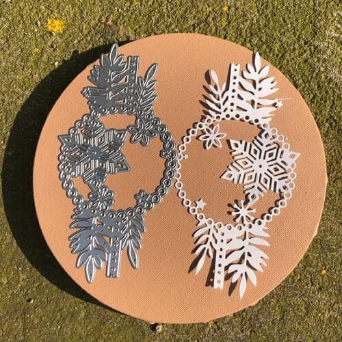 CH 2021 New Arrival Snowflake Metal Cutting Dies Stencils For Scrapbooking Photo Album Decoration Embossing Paper Card Craft