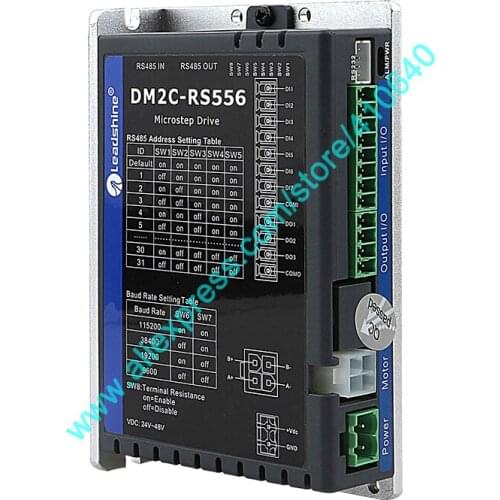 Leadshine DM2C-RS556 integrated driving and control Open loop stepper motor driver with 485 communication network cable socket