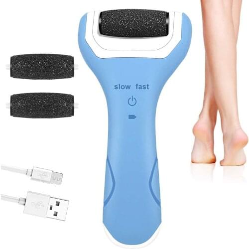 Foot Scrubber Electric Foot File - Pedicure Tools Callus Remover with Rechargeable for Dead Hard Skin Removal Professional
