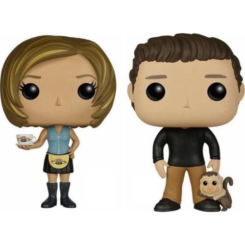 Funko Pop Friends RACHEL GREEN #261 ROSS GELLER #262 Limited Edition Vinyl Dolls Figure Model Toys For Children Gift