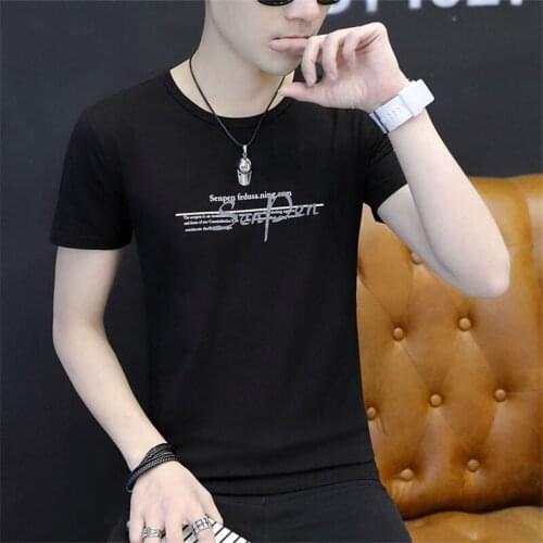 Belbello Summer Customized youth woman Shirts Menswear Short sleeve T-shirt Large size Round collar Pure cotton shirts
