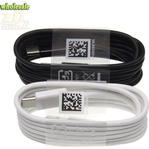 Type-C typec charger Cable 1.2m Fast Chargeing cables For Galaxy S8/S9 Plus A3 A5 A7 white black color 100pcs