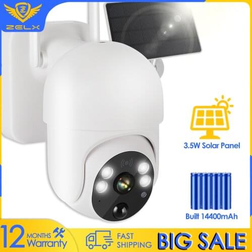 4G SIM Card Video Surveillance Security Camera 1080P Solar IP Camera WiFi Smart home Motion Decetion Two Way Audio Night Vision