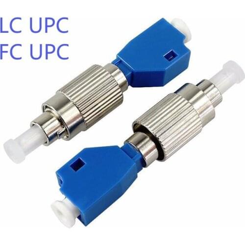 LC/UPC Female to FC/UPC Male LC-FC SM 9/125 Hybrid Adapter Optical Adaptor FC LC Fiber Optic Converter Free Shipping