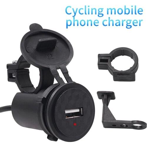 HOT SALES!!! Motorcycle Waterproof DC 9-24V Mobile Phone Power Supply USB Port Socket Charger