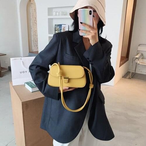 Small PU Leather Crossbody Bags For Women 2020 Fashion Elegant Solid Color Shoulder Handbags Female Travel Cross Body Bag