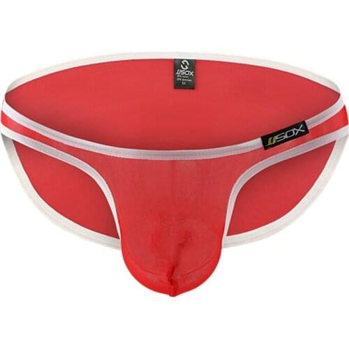 New Sexy Men Underwear Breathable Briefs Penis Pouch Cueca Masculina Mesh Bikini Briefs Underpants Male Panties Gay Underwear