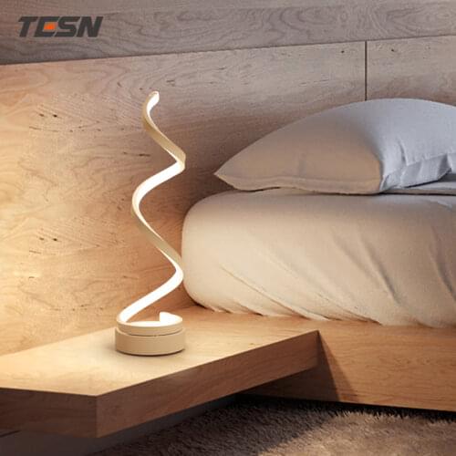 Nordic style table lamp bedroom bedside counter lamp warm simple modern romantic wedding room decoration lamp