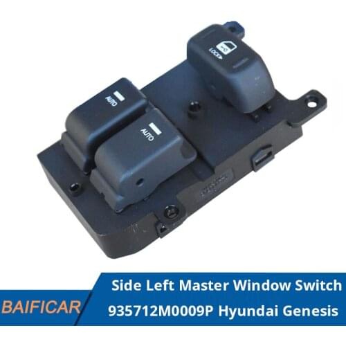 Baificar Brand New Genuine Drivers Side Left Master Window Switch 935712M0009P For 2009 2010 Hyundai Genesis Coupe