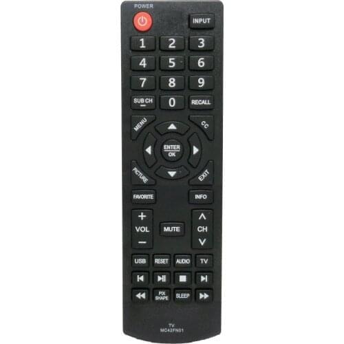New Original Remote Control MC42FN01 For SANYO LCD TV FW24E05F FW42D25T FW50C85T FW65D25T