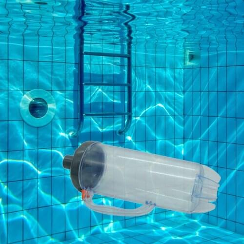 Swimming Pool Cleaner Leaf Catcher Leaves Suction Tank Pool Skimmer Filter Storage Clean Leaf With 24cm Hose Filter Net Mesh Bag