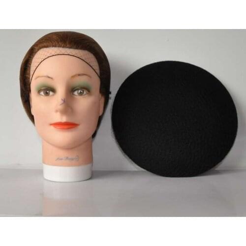 Wholesale brand new 60pc/lot black Invisibale nylon hair net for wigs / hair wear / hair ornament / net cap