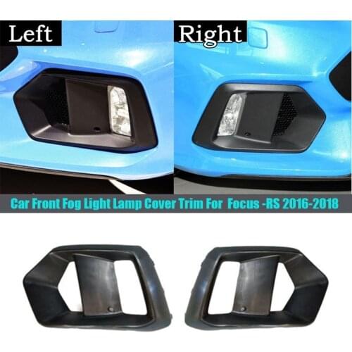 Car Front Fog Light Lamp Deco Cover Trim for Ford Focus -RS 2016-2018 Car Exterior Fog Lamp Moulding Case