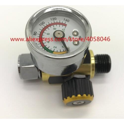 HVLP Spary Gun Regulator Air Pressure Regulator Auto Paint Air Regulator Spray Gun Adjustable Regulating Gauge Air Tool
