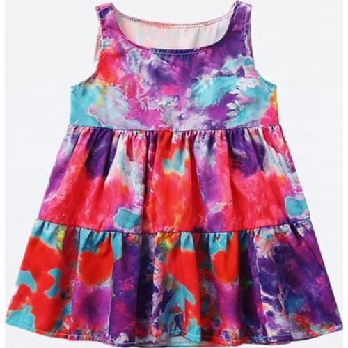 Infant Newborn Girls Dress Cartoon Cartoon Print Baby Girls Cute Birthday Party Princess Dress Christmas Dress for Baby Girls