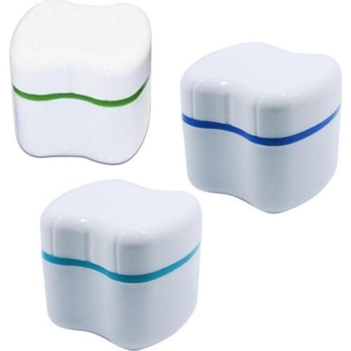 Portable Dentures Storage Box Dentures Guard Store Retrieve Retainer Box Upper And Lower False Teeth Box Bath Appliance #AW