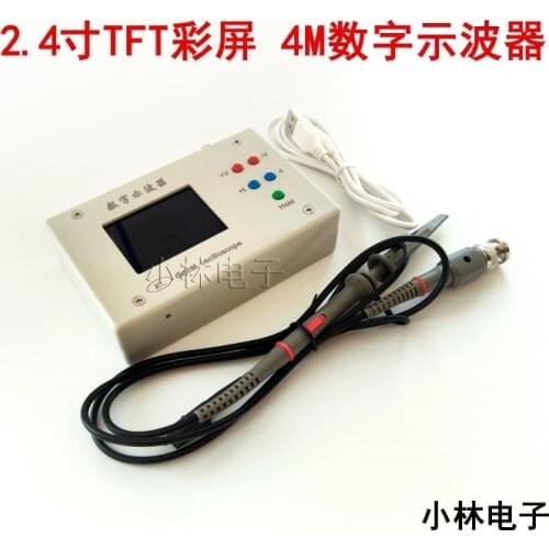 Simple DIY digital oscilloscope plastic housing can only be measured