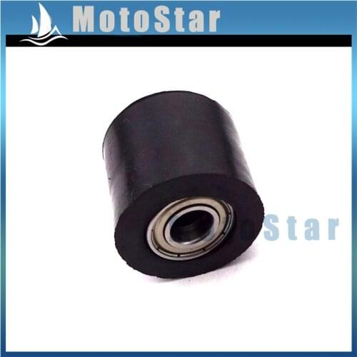 Rubber 10mm Black Chain Tensioner Pulley Roller Guide For Chinese Motorcycle Pit Dirt Bike Motocross SSR Thumpstar YCF SDG
