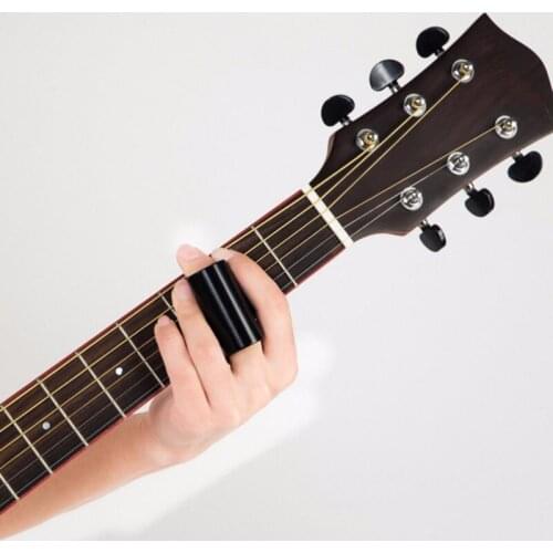 28/50/60 / 70mm Stainless Steel Black Guitar String Finger Slide Slider Bright Sound Acoustic Electric Guitar Parts Accessory