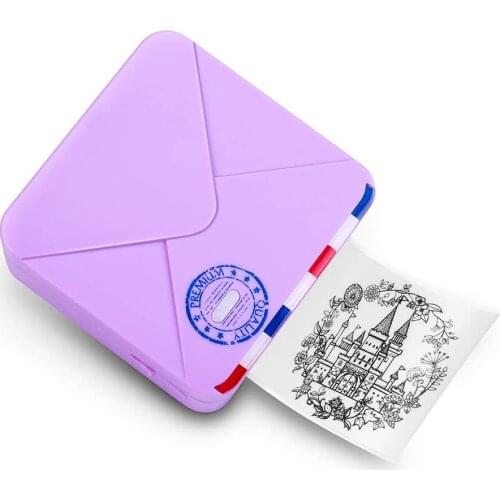 Phomemo M02S Thermal Photo Printer HD 300DPI 15/25/53mm Paper Roll Mini Mobile Bluetooth Wireless Label Portable Pocket Printing
