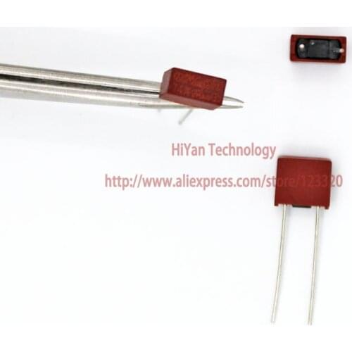 100pcs/lot) 392 T4A Miniature Slow Blow Radial Leads Square Fuse T4A250V 4A 250V Littlefuse Wickman