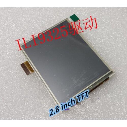 2.8 inch 240*320 TFT screen ILI9325 With touch panel support any Single-chip LCD display