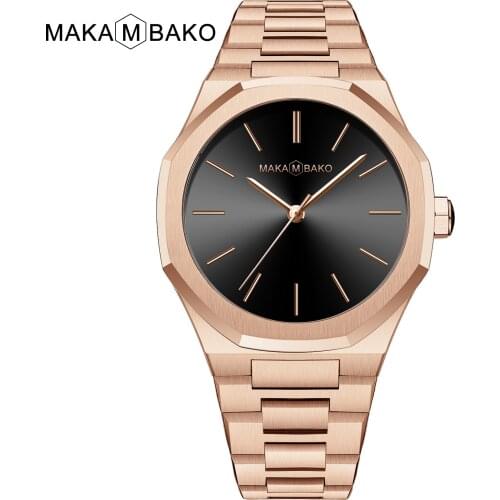 Мужские золотые часы MAKAMBAKO China At AliExpress