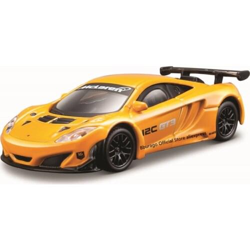 Bburago 1:43 McLaren 12C GT3 Alloy Luxury Vehicle Diecast Cars Model Toy Collection Gift