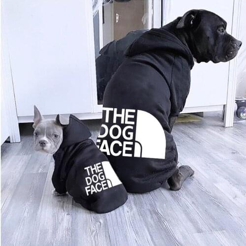 Autumn and Winter Pet Fashion Dog Hoodie Dog Clothes Dog Coat Medium and Large Dog Sweatshirt Labrador French Bulldog Costume