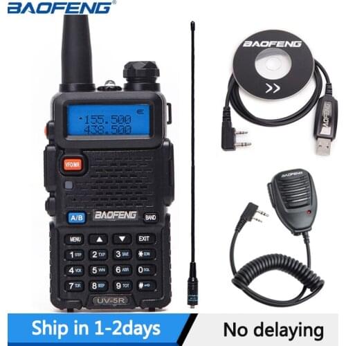 BaoFeng UV-5R Dual Band VHF/UHF136-174Mhz&400-520Mhz Walkie Talkie Two way radio Baofeng Handheld UV5R Ham Portable CB Radio