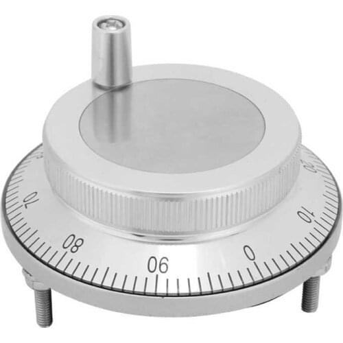 CNC Handwheel 80mm 6Pin CNC Pulser Handwheel 5V 100PPR Manual Pulse Generator Rotary Encoder