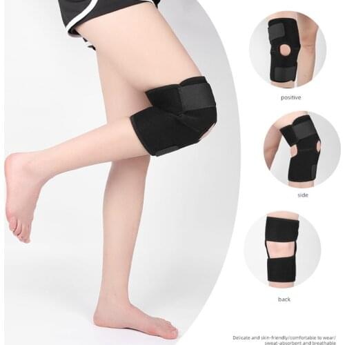 Sports Kneepad Men Pressurized Elastic Knee Pads Support Fitness Gear Basketball Volleyball Brace Protector Bandage