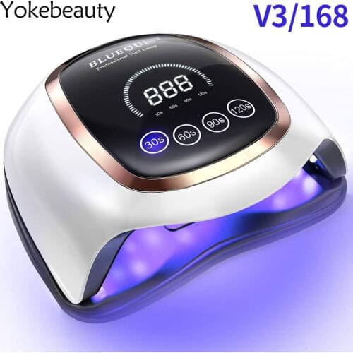 UV LED Lamp for Nails With Memory Function LCD Display Lamp for Gel Polish Drying Lamp for Manicure Home Use And Nail Salon
