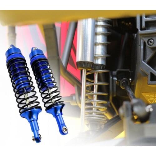 Universal Blue Front Rear Spring Assisted Shock Absorber for Traxxas 1/10 Slash 4x4