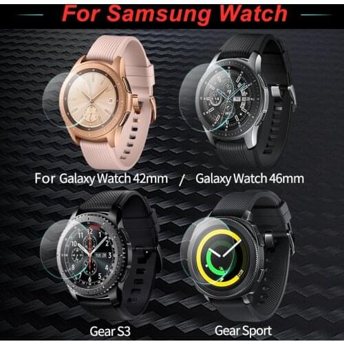 For Galaxy Watch 46mm 42mm 3 41/45mm Tempered Glass for Samsung Gear S3 Frontier Classic Active Screen Protector Protective Film