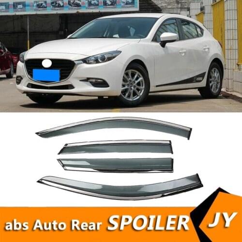 For Mazda3 Axela 2017-2019 Window Visor Vent Shades Sun Rain Deflector Guard For Mazda Axela Auto Accessories 4PCS/SET