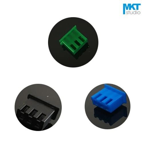 100Pcs 3P XH 2.54mm Pitch XH2.54 Female Housing Box Header Sample Red Black Green Blue Yellow