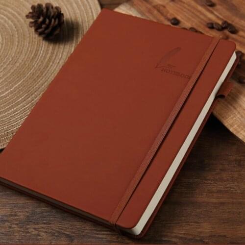 A5 hardcover Notebook Imitation Leather Planner Agenda 2020 2021 Week Planner Travelers Notebook for Office School Supplies