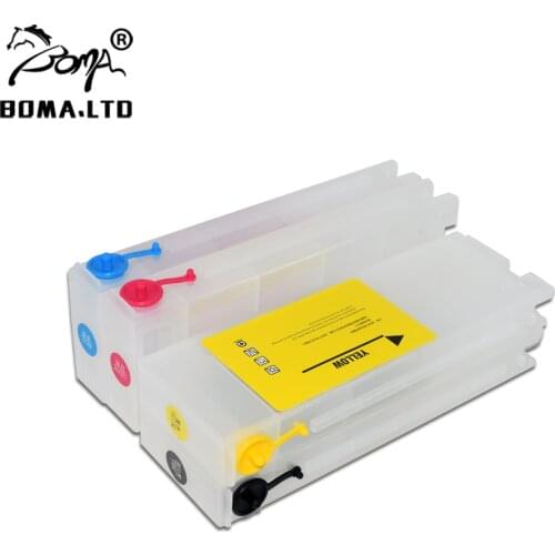BOMA.LTD 700ml T5470 T3470 Refill Ink Cartridge Chipless For Epson Sure Color T5470M T5475 T3475 Printer T41W T41P