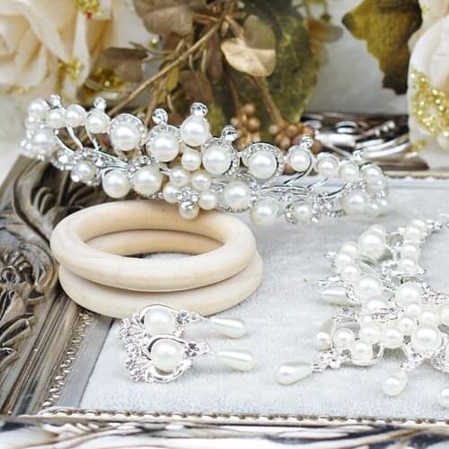 CECILIA jewelry sets necklace earring sets princess crown tiaras fashion jewelry sets for bride women girls and wedding party