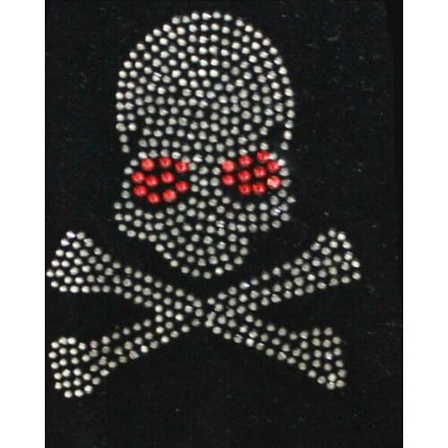Skull Hot Picture DIY Hat Clothes Chest Hot Rhinestone Rhinestone Picture Stickers Clothing Accessories Jewelry Customization