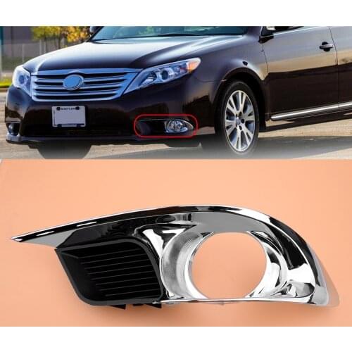CITALL 5204007040 TO1038156 Left Side Front Bumper Fog Light Lamp Frame Cover Trim Bezel Fit For Toyota Avalon 2011-2012